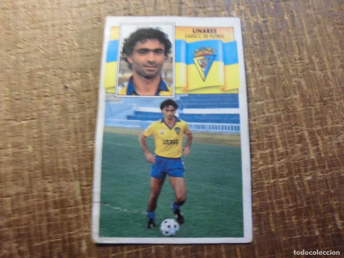 Cromos de f&uacute;tbol: LINARES C&Aacute;DIZ C.F. LIGA 90-91 EDICIONES ESTE CROMO RECUPERADO
