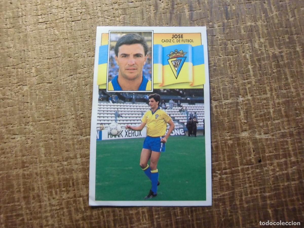 Cromos de Futebol: JOSE C&Aacute;DIZ C.F. LIGA 90-91 EDICIONES ESTE CROMO RECUPERADO