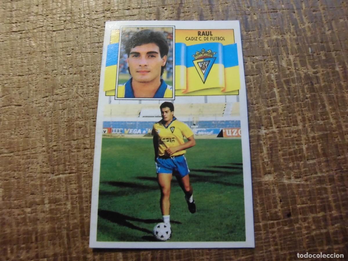 Fu&szlig;ball-Sticker: RA&Uacute;L C&Aacute;DIZ C.F. LIGA 90-91 EDICIONES ESTE CROMO RECUPERADO