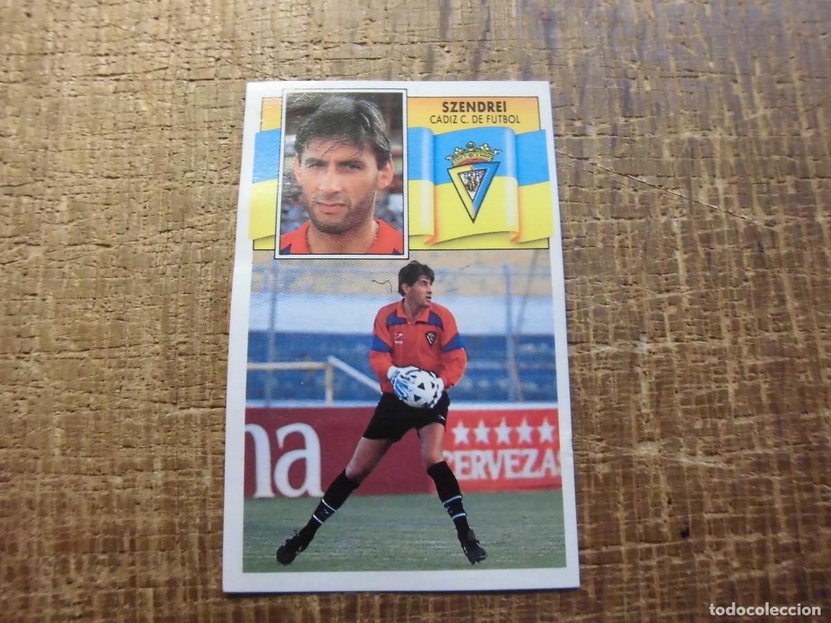 Cromos de f&uacute;tbol: SZENDREI C&Aacute;DIZ C.F. LIGA 90-91 EDICIONES ESTE CROMO RECUPERADO