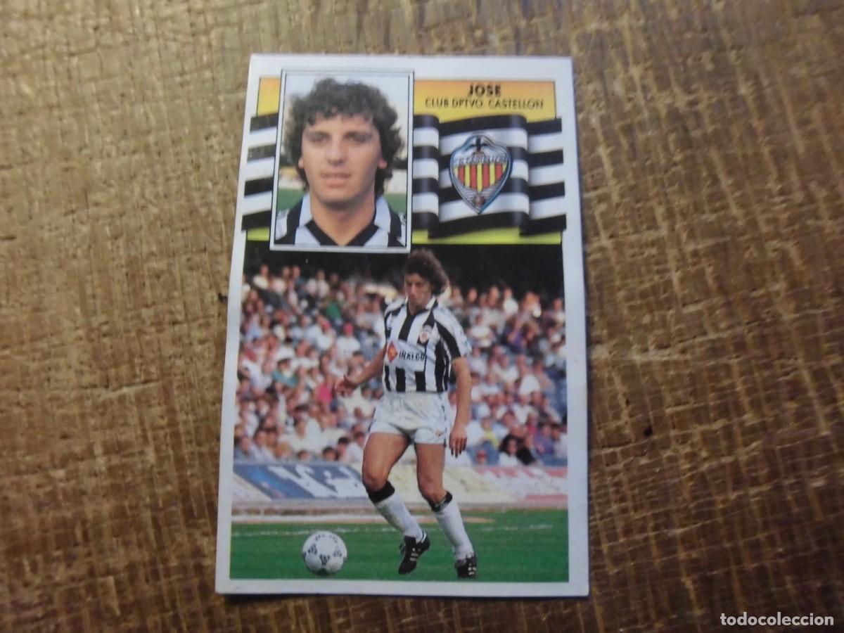 Cromos de f&uacute;tbol: JOSE CASTELL&Oacute;N LIGA 90-91 EDICIONES ESTE CROMO RECUPERADO
