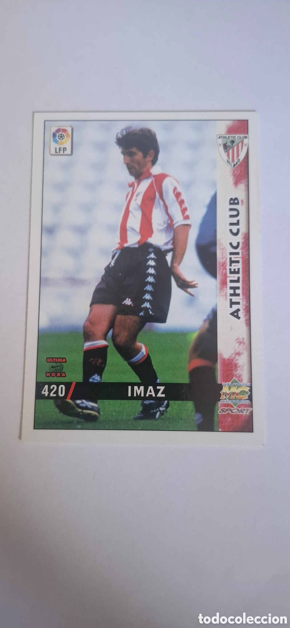 Cromos de Futebol: Atheletic de Bilbao - N&ordm; 420 Imaz -&Uacute;ltima Hora-Mundicromo Las Fichas de la Liga 1998-1999-98-99