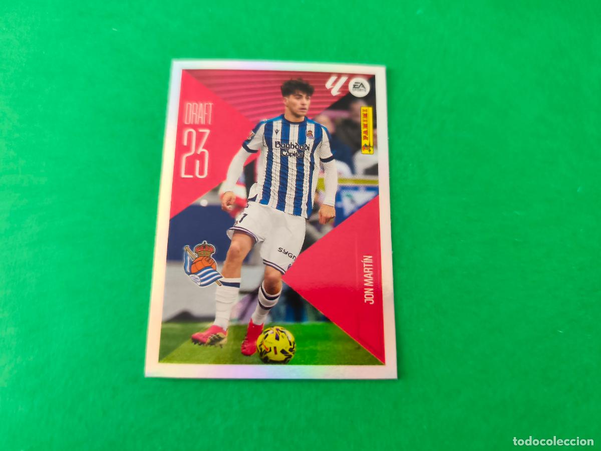 Cromos de Futebol: CROMO FUTBOL JON MARTIN REAL SOCIEDAD SIN PEGAR N&ordm; 13 DRAFT 23 LIGA ESTE 2026-2027/26-27