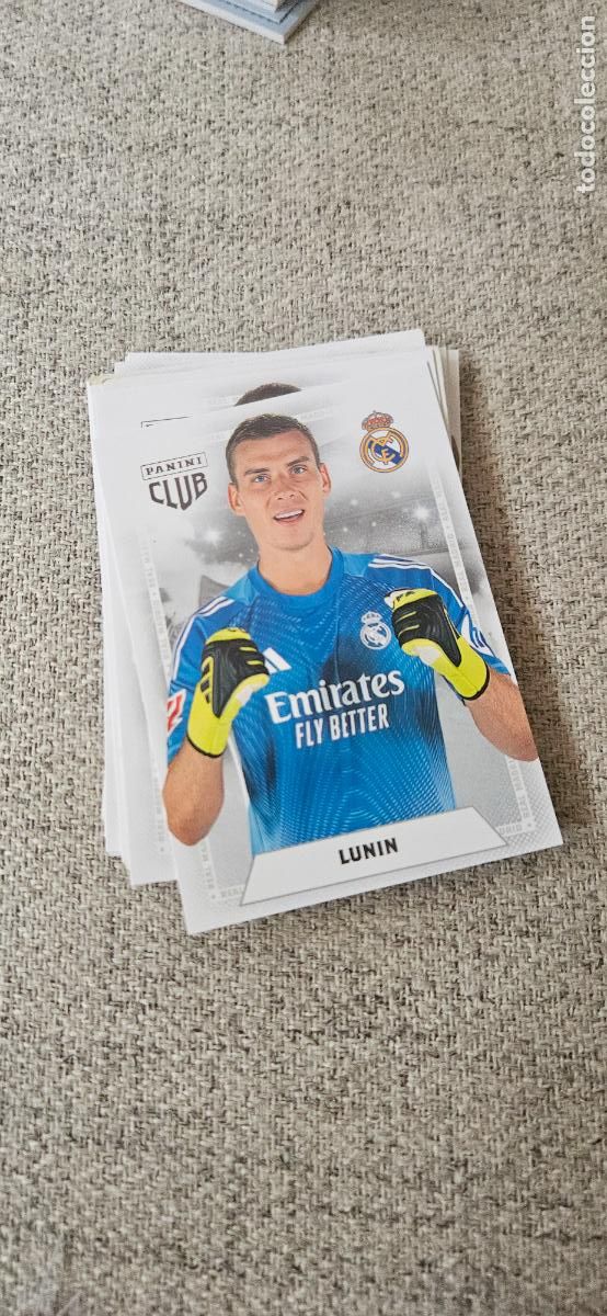 Cromos de Futebol: Lunin - 7 - Real Madrid - Jugador - liga 2025 2026 25 26 real madrid panini set extra especi