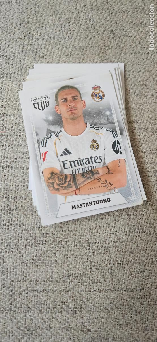 Fu&szlig;ball-Sticker: Mastantuono - 25 - Real Madrid - Fichaje - liga 2025 2026 25 26 real madrid panini set extra