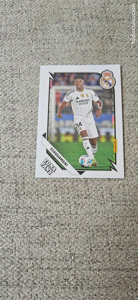 Fu&szlig;ball-Sticker: Tchouameni - 36 - Real Madrid - Zona Fans - liga 2025 2026 25 26 real madrid panini set extr