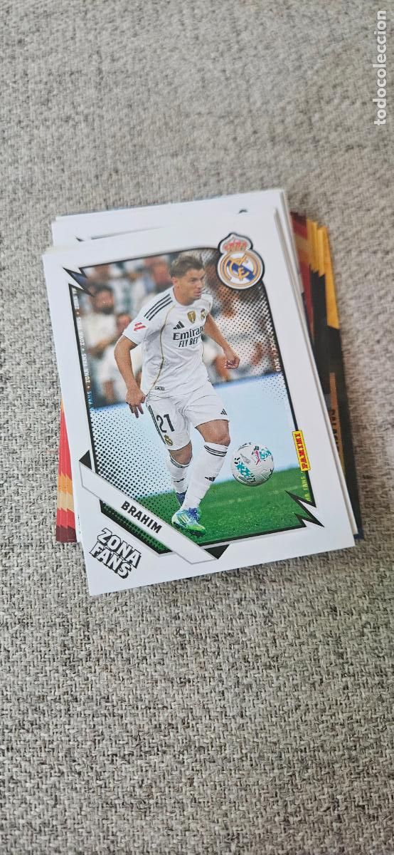 Cromos de Futebol: Brahim - 41 - Real Madrid - Zona Fans - liga 2025 2026 25 26 real madrid panini set extra es
