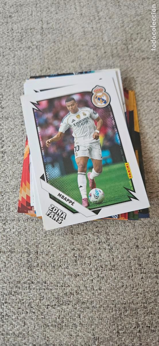 Cromos de Futebol: Mbapp&eacute; - 42 - Real Madrid - Zona Fans - liga 2025 2026 25 26 real madrid panini set extra es