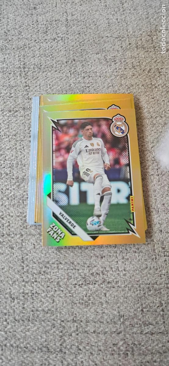 Fu&szlig;ball-Sticker: Valverde - GOLD8 - Real Madrid - Zona Fans Gold - liga 2025 2026 25 26 real madrid panini se