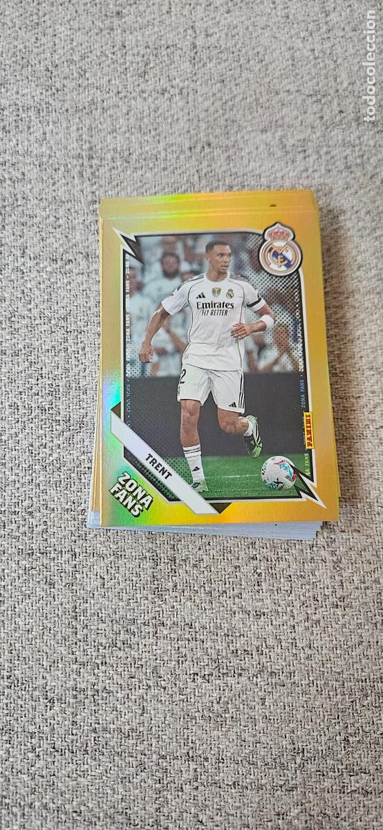 Fu&szlig;ball-Sticker: Trent - GOLD3 - Real Madrid - Zona Fans Gold - liga 2025 2026 25 26 real madrid panini set e
