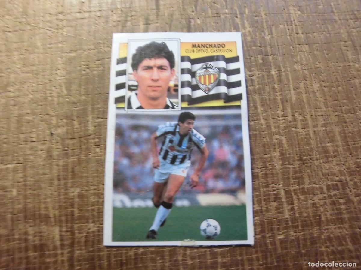 Cromos de f&uacute;tbol: MANCHADO CASTELL&Oacute;N LIGA 90-91 EDICIONES ESTE CROMO RECUPERADO