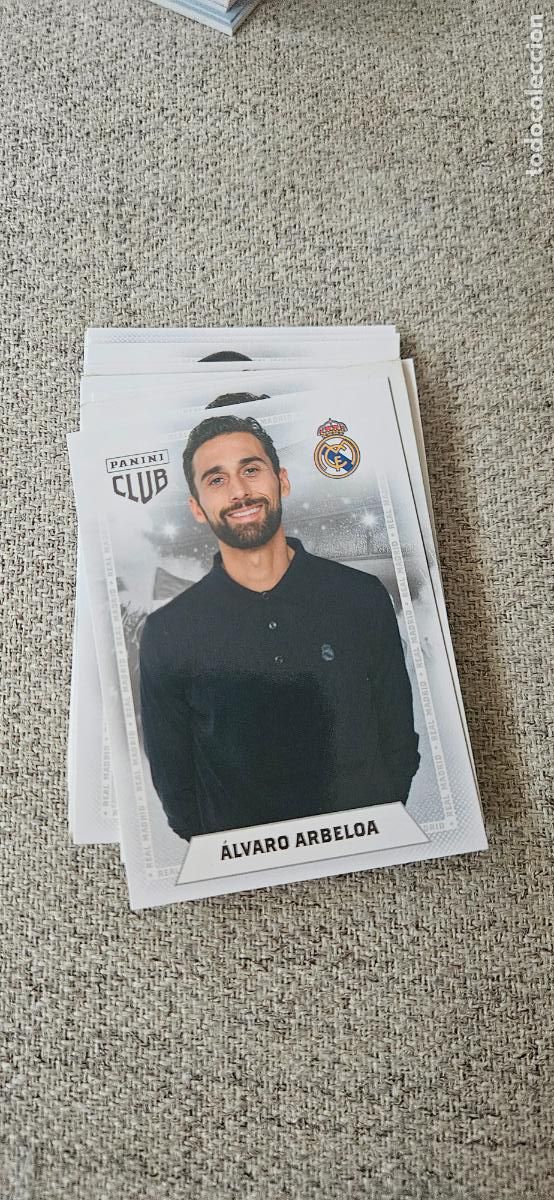 Cromos de f&uacute;tbol: &Aacute;lvaro Arbeloa - 5 - Real Madrid - Entrenador - liga 2025 2026 25 26 real madrid panini set