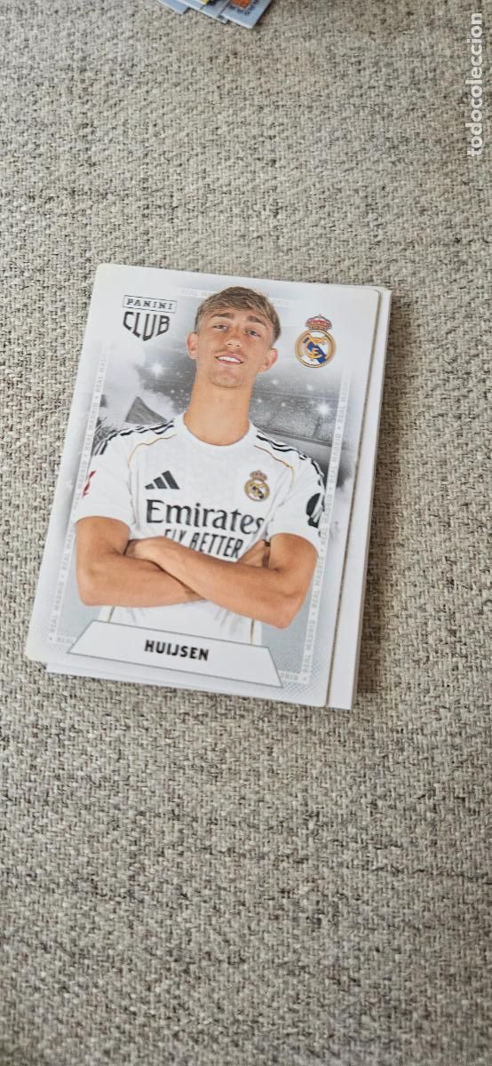 Cartes &agrave; collectionner de Football: Huijsen - 12 - Real Madrid - Fichaje - liga 2025 2026 25 26 real madrid panini set extra esp