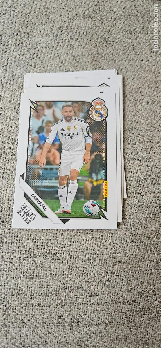 Cartes &agrave; collectionner de Football: Carvajal - 31 - Real Madrid - Zona Fans - liga 2025 2026 25 26 real madrid panini set extra