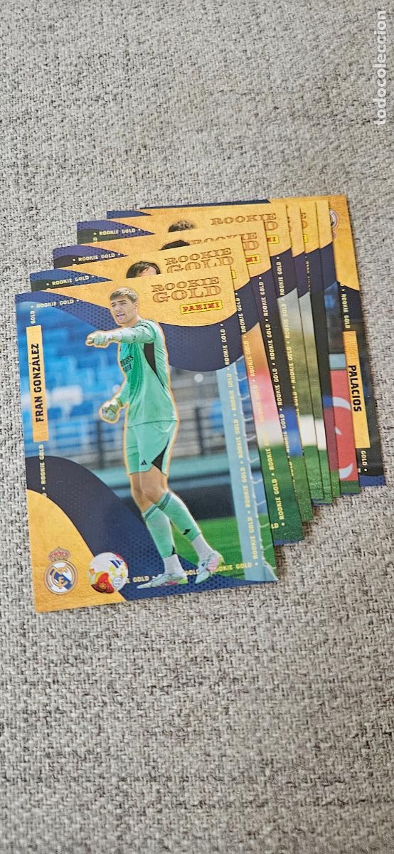 Fu&szlig;ball-Sticker: Fran Gonz&aacute;lez - 55 - Real Madrid - Rookie Gold - liga 2025 2026 25 26 real madrid panini set