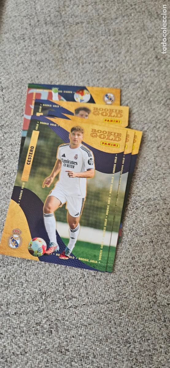 Fu&szlig;ball-Sticker: Cestero - 58 - Real Madrid - Rookie Gold - liga 2025 2026 25 26 real madrid panini set extra