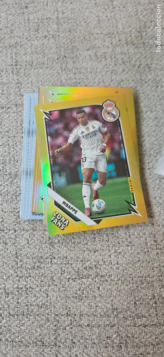Fu&szlig;ball-Sticker: Mbapp&eacute; - GOLD13 - Real Madrid - Zona Fans Gold - liga 2025 2026 25 26 real madrid panini set