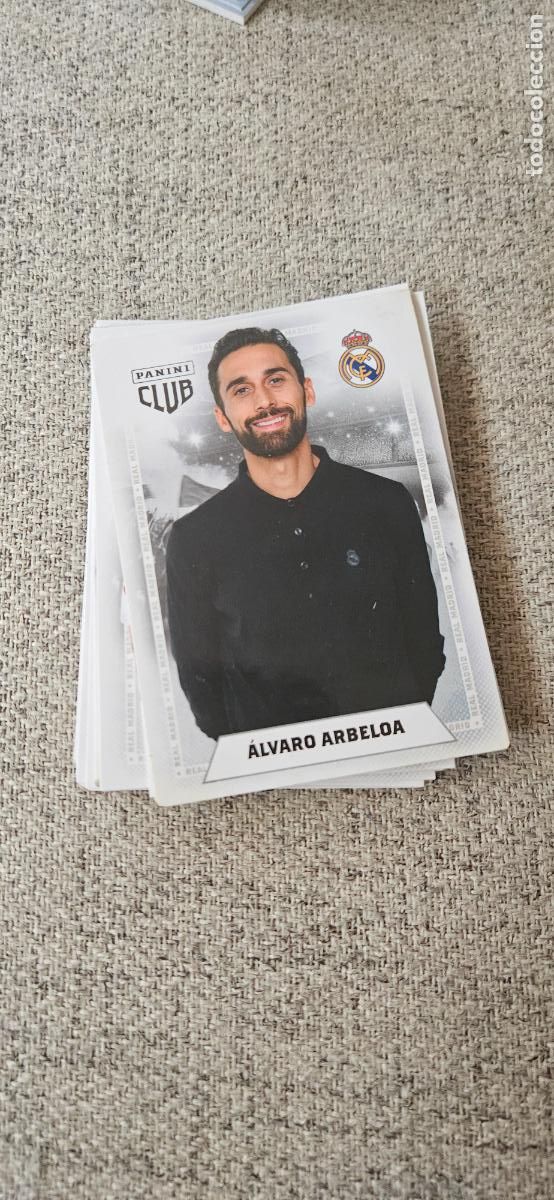 Fu&szlig;ball-Sticker: &Aacute;lvaro Arbeloa - 5 - Real Madrid - Entrenador - liga 2025 2026 25 26 real madrid panini set