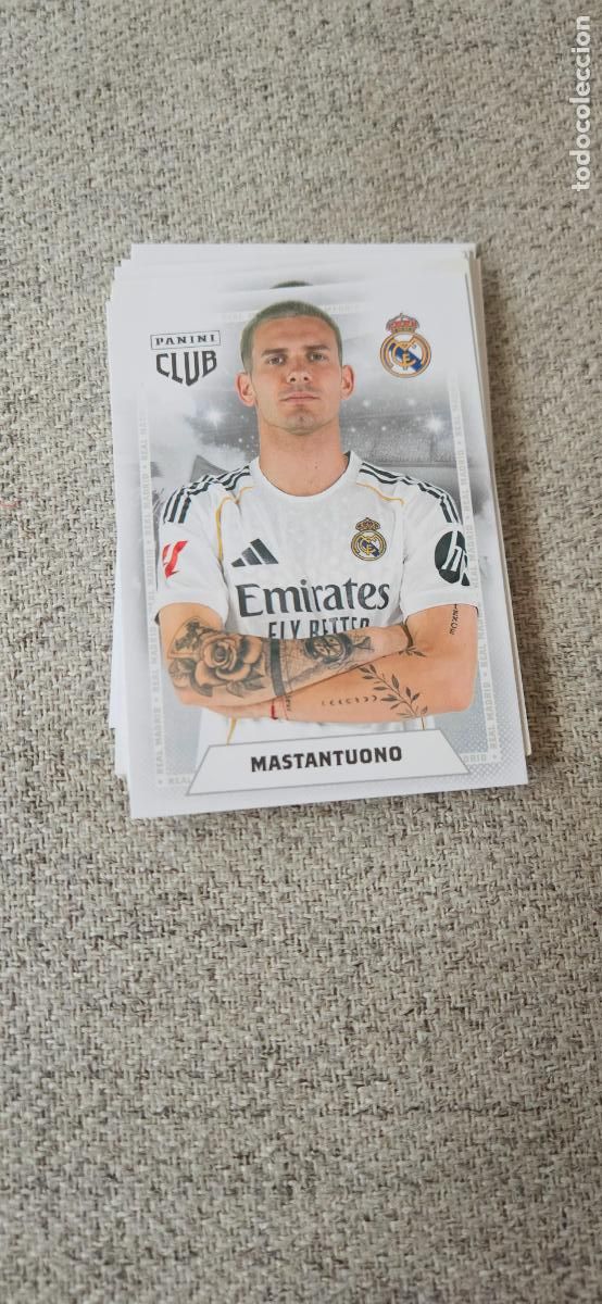 Fu&szlig;ball-Sticker: Mastantuono - 25 - Real Madrid - Fichaje - liga 2025 2026 25 26 real madrid panini set extra