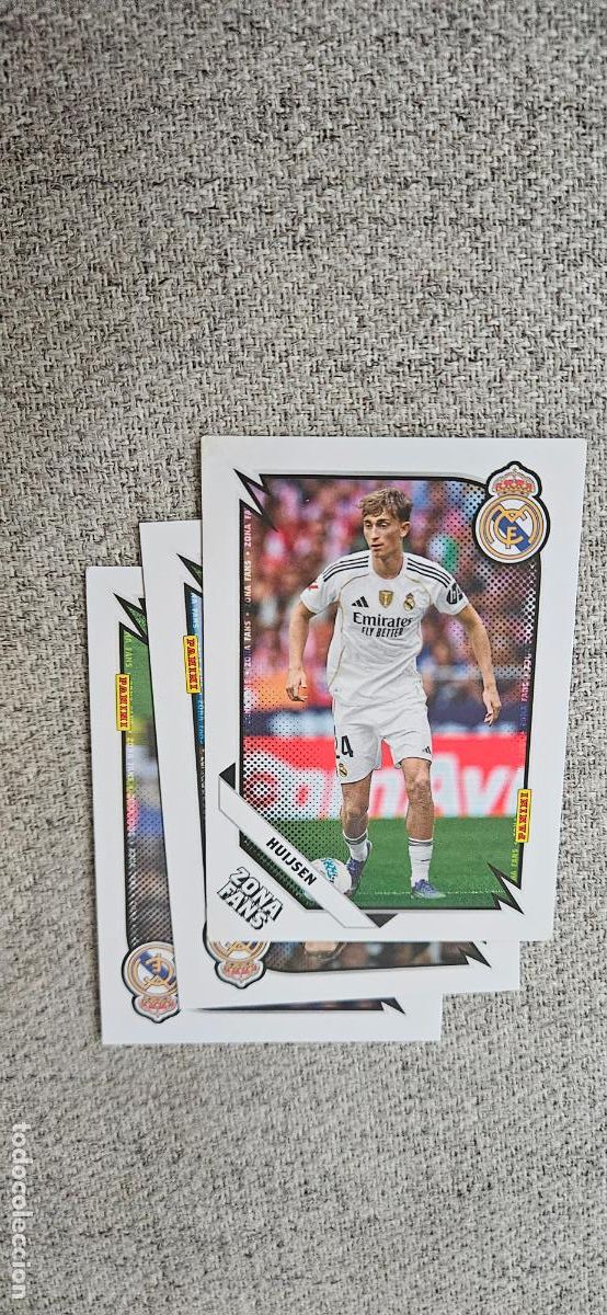Fu&szlig;ball-Sticker: Huijsen - 34 - Real Madrid - Zona Fans - liga 2025 2026 25 26 real madrid panini set extra e