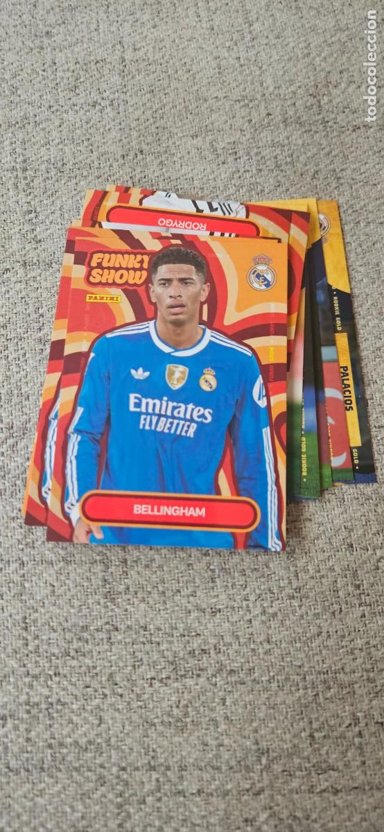 Fu&szlig;ball-Sticker: Bellingham - 51 - Real Madrid - Funky Show - liga 2025 2026 25 26 real madrid panini set ext