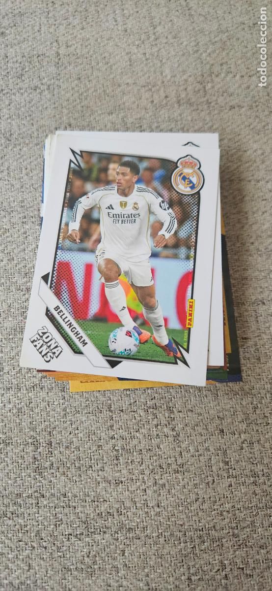 Fu&szlig;ball-Sticker: Bellingham - 38 - Real Madrid - Zona Fans - liga 2025 2026 25 26 real madrid panini set extr