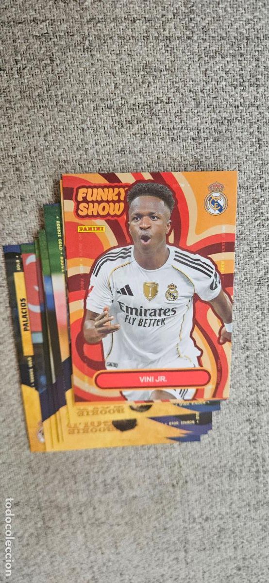 Cromos de f&uacute;tbol: Vini Jr. - 54 - Real Madrid - Funky Show - liga 2025 2026 25 26 real madrid panini set extra