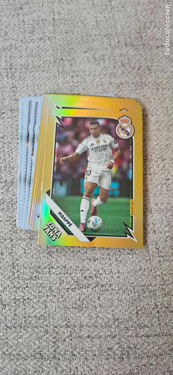 Cromos de f&uacute;tbol: Mbapp&eacute; - GOLD13 - Real Madrid - Zona Fans Gold - liga 2025 2026 25 26 real madrid panini set