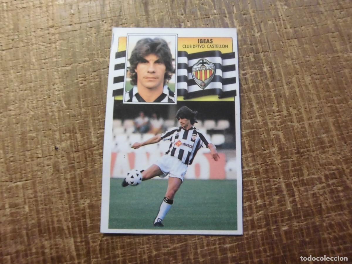 Cromos de f&uacute;tbol: IBEAS CASTELL&Oacute;N LIGA 90-91 EDICIONES ESTE CROMO RECUPERADO
