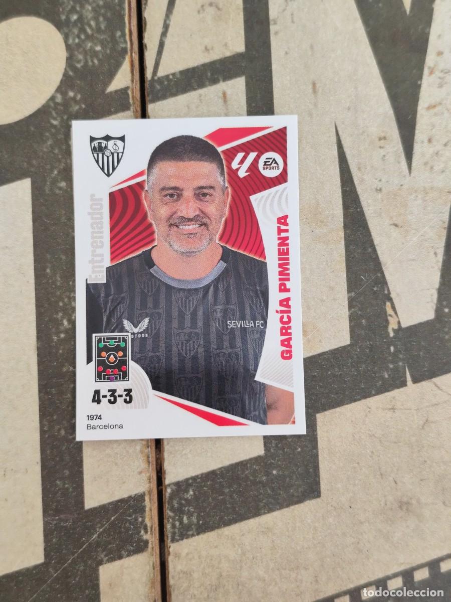 Cromos de f&uacute;tbol: Garc&iacute;a Pimienta N&deg; 2 Sevilla Liga Este 24/25 sin pegar