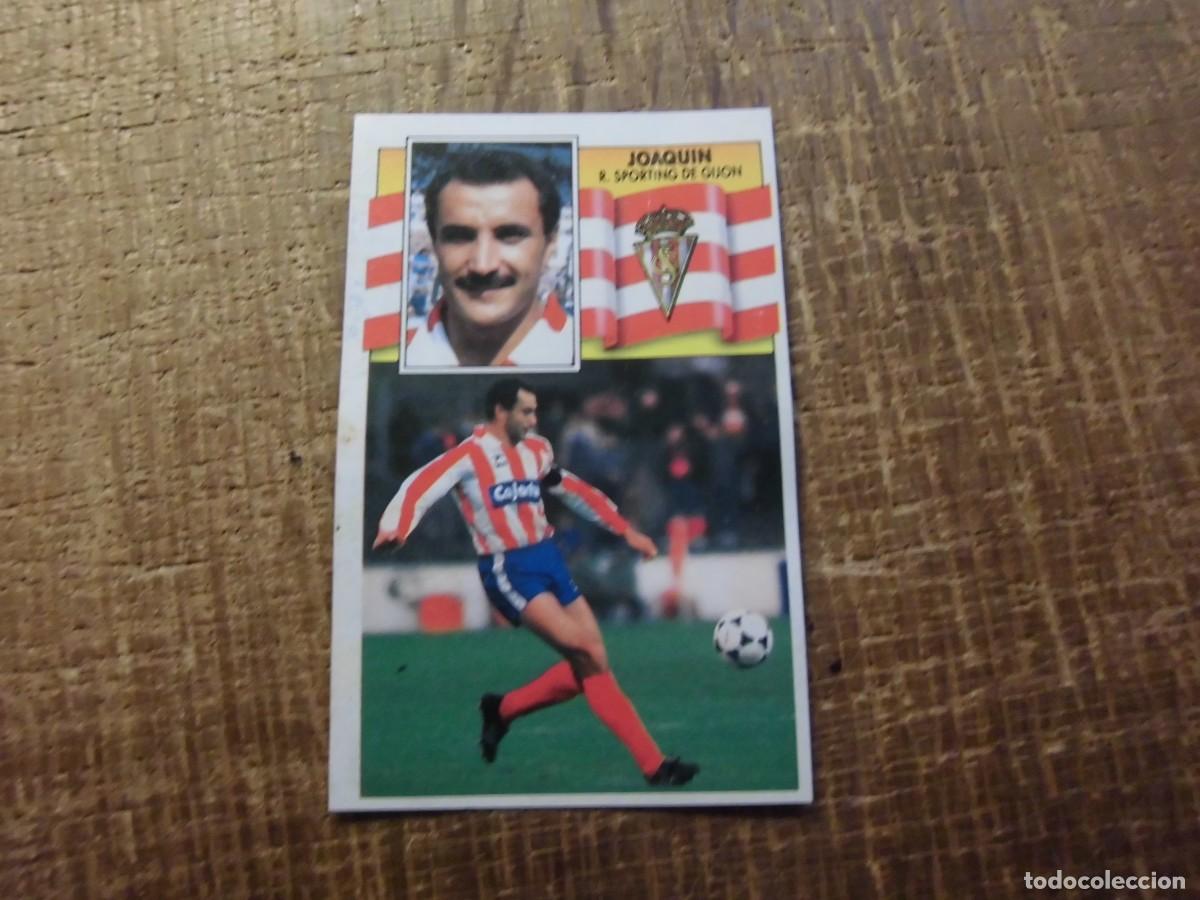 Figurine di Calcio: JOAQU&Iacute;N SPORTING DE GIJ&Oacute;N LIGA 90-91 EDICIONES ESTE CROMO RECUPERADO