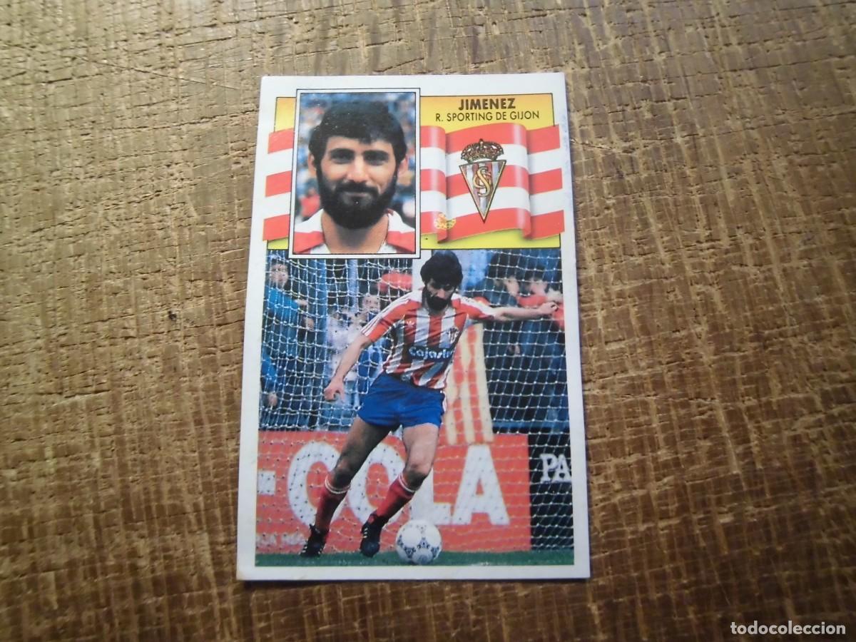 Figurine di Calcio: JIM&Eacute;NEZ SPORTING DE GIJ&Oacute;N LIGA 90-91 EDICIONES ESTE CROMO RECUPERADO