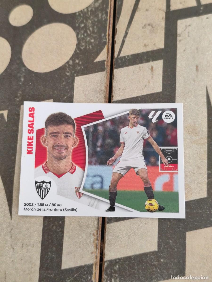 Cromos de f&uacute;tbol: Kike Salas N&deg; 10 Sevilla Liga Este 24/25 sin pegar