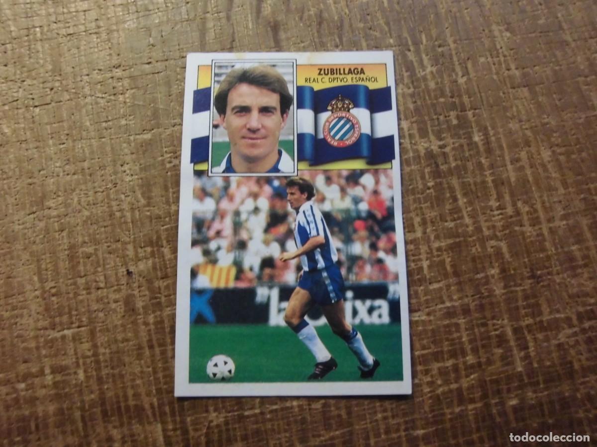 Cromos de f&uacute;tbol: ZUBILLAGA ESPA&Ntilde;OL LIGA 90-91 EDICIONES ESTE CROMO RECUPERADO