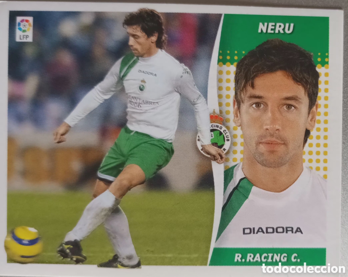 Cromos de f&uacute;tbol: CROMO DE NERU. R. RACING CLUB DE SANTANDER