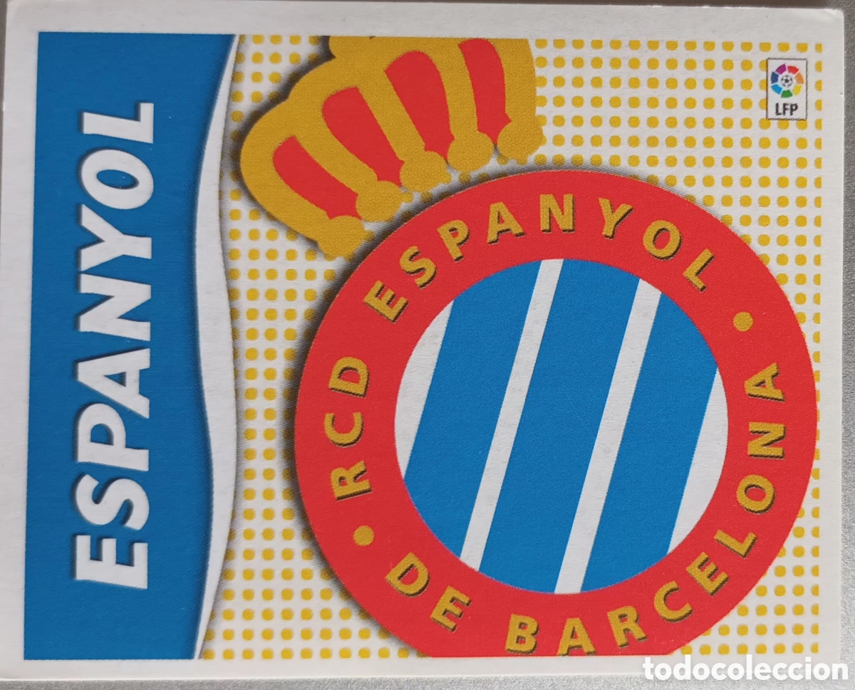 Cromos de f&uacute;tbol: CROMO ESCUDO RCD ESPANYOL