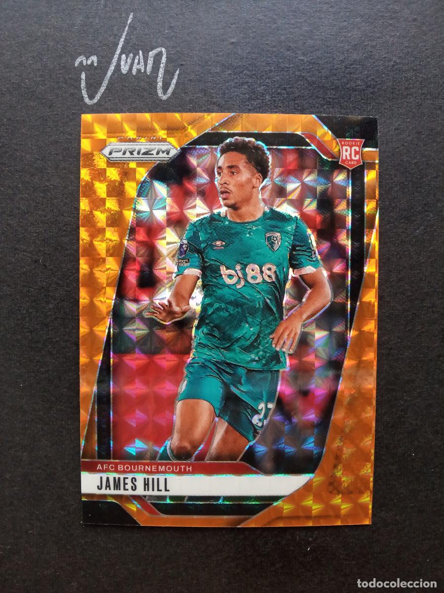 Cromos de f&uacute;tbol: N&ordm; 198 PARALELA ORANGE MOSAIC ROOKIE JAMES HILL BOURNEMOUTH ⚽ PANINI &reg; PRIZM PREMIER 2024 2025 24 25