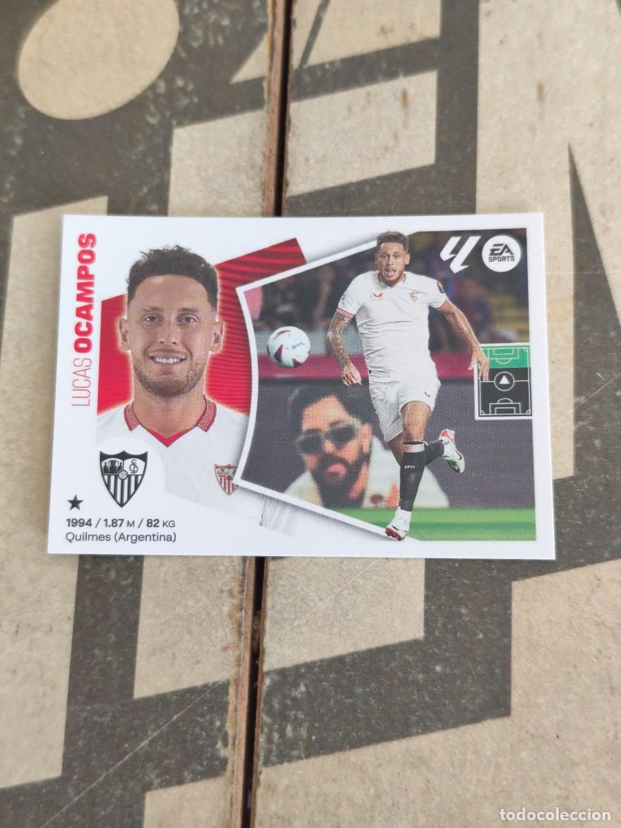 Cromos de f&uacute;tbol: Ocampos N&deg; 17 Sevilla Liga Este 24/25 sin pegar