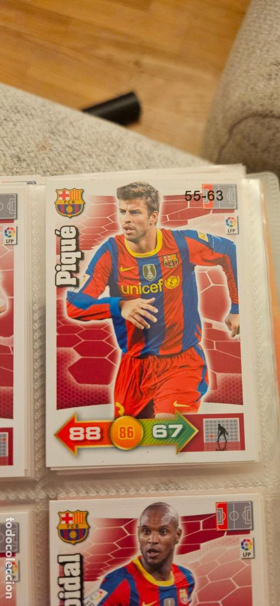 Fu&szlig;ball-Sticker: 57. Pique (F.C. Barcelona) adrenalyn 2010 2011 10 11 trading card