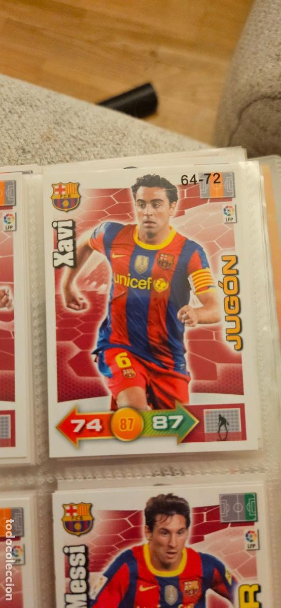 Fu&szlig;ball-Sticker: 66. Xavi (F.C. Barcelona) - Star adrenalyn 2010 2011 10 11 trading card