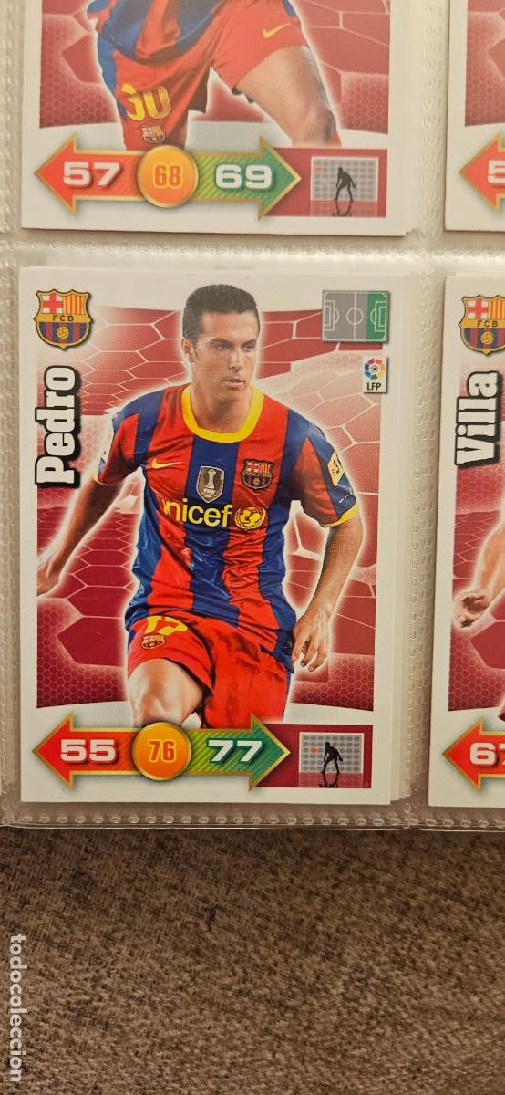 Fu&szlig;ball-Sticker: 71. Pedro (F.C. Barcelona) adrenalyn 2010 2011 10 11 trading card