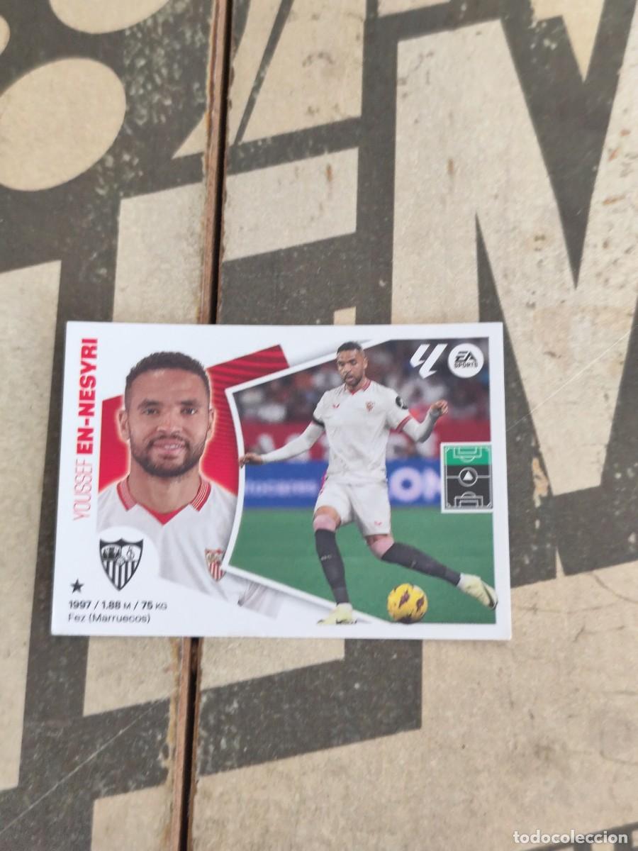 Fu&szlig;ball-Sticker: En-Nesyri N&deg; 18 Sevilla Liga Este 24/25 sin pegar