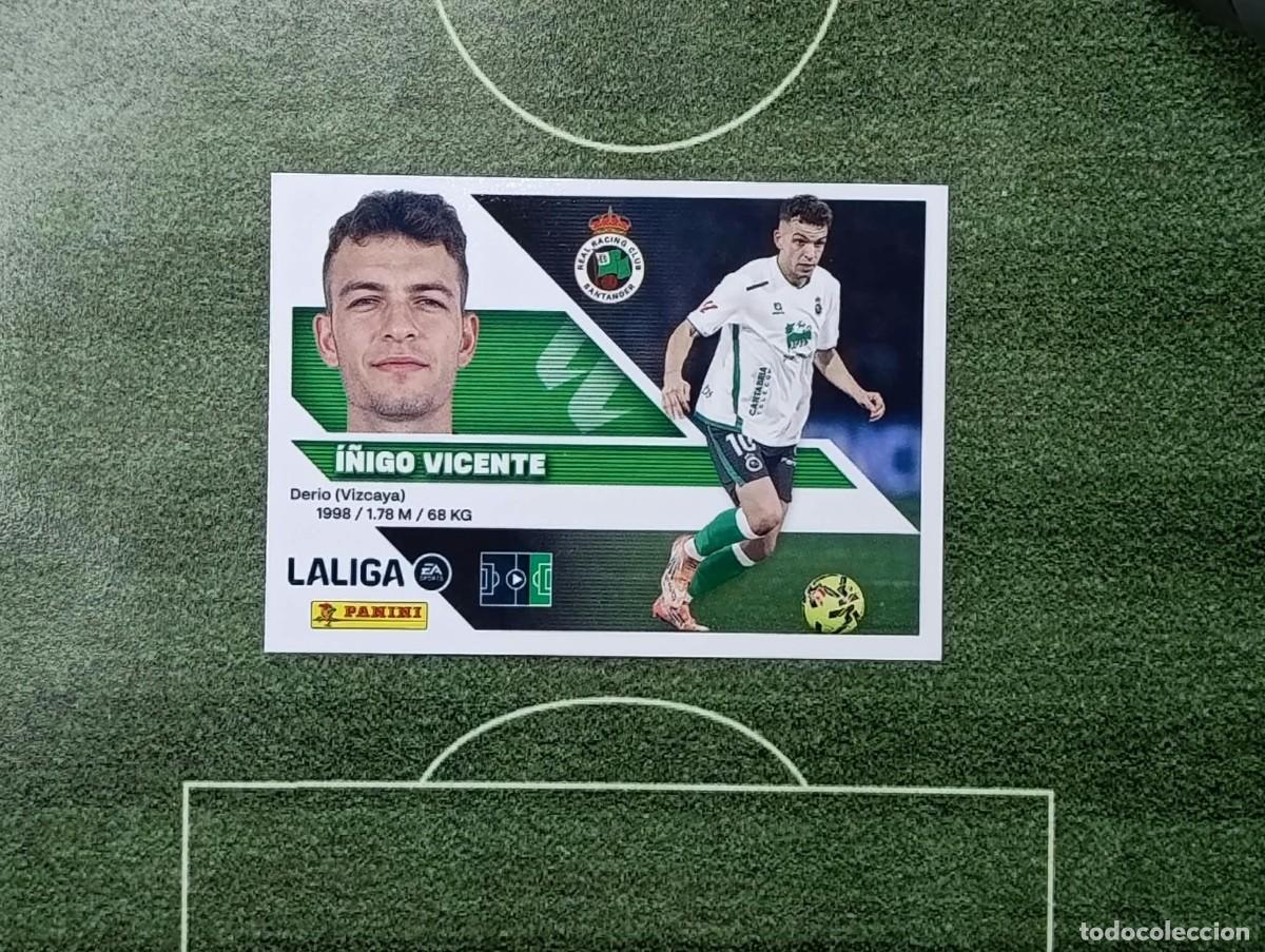 Cromos de f&uacute;tbol: LIGA ESTE 2026 2027 I&Ntilde;IGO VICENTE N&ordm;18 RACING CLUB