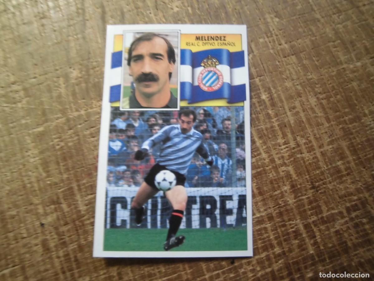 Cromos de f&uacute;tbol: MEL&Eacute;NDEZ ESPA&Ntilde;OL LIGA 90-91 EDICIONES ESTE CROMO RECUPERADO