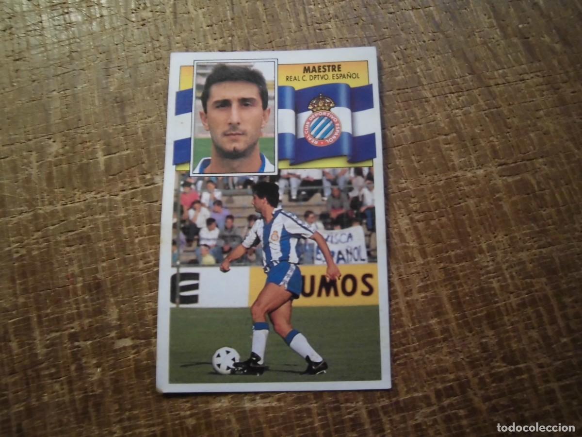 Cromos de f&uacute;tbol: MAESTRE ESPA&Ntilde;OL LIGA 90-91 EDICIONES ESTE CROMO RECUPERADO