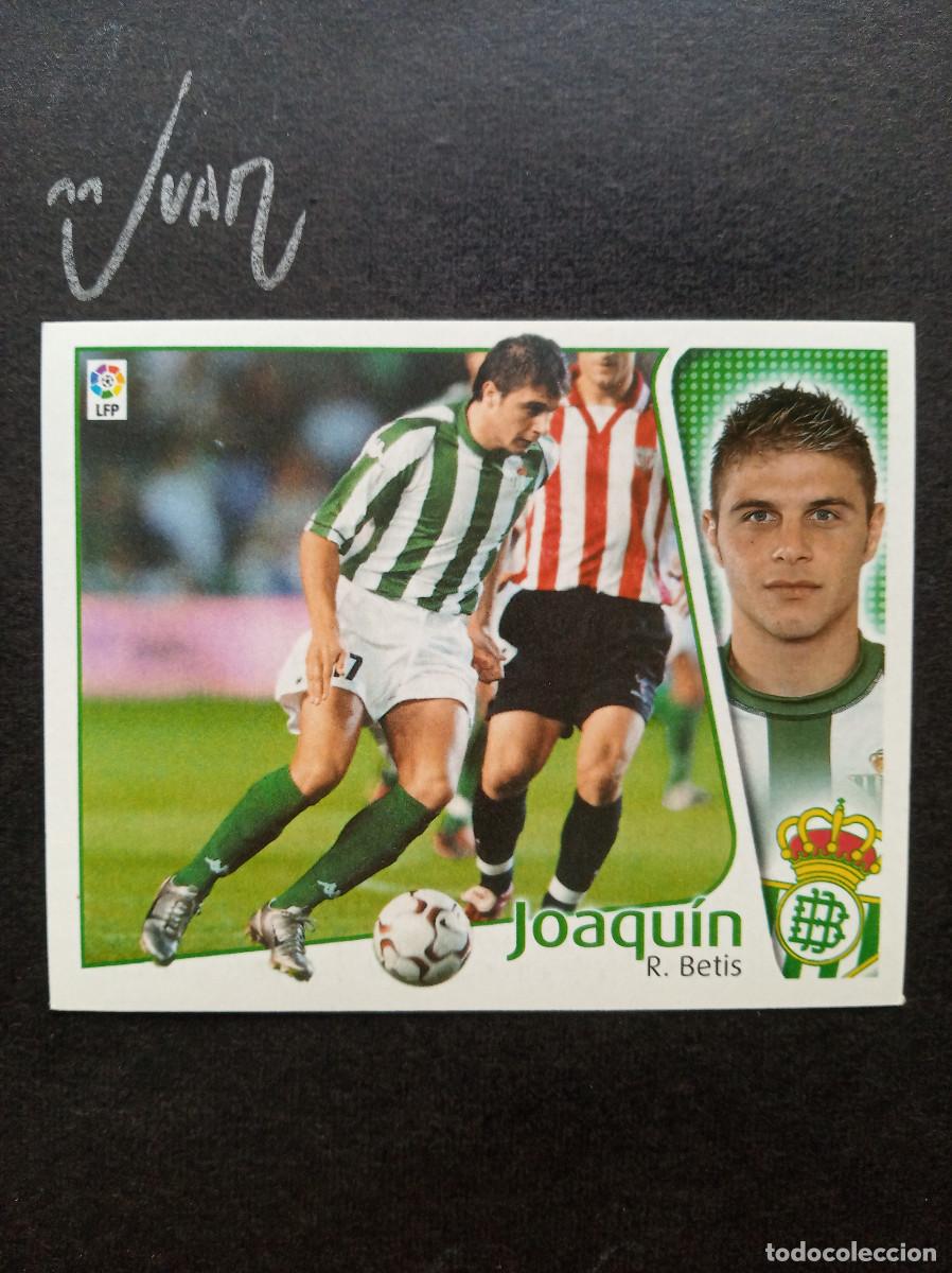 Cromos de f&uacute;tbol: JOAQUIN REAL BETIS ESPA&Ntilde;A ⚽ COLECCIONES ESTE &reg; 2004 2005 LIGA FUTBOL 04 05 SIN PEGAR NUNCA