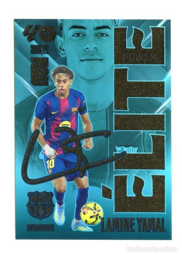 Cromos de Futebol: 9P 9 P LAMINE YAMAL ELITE POWER BARCELONA 2026 2027 26 27 LA LIGA PANINI