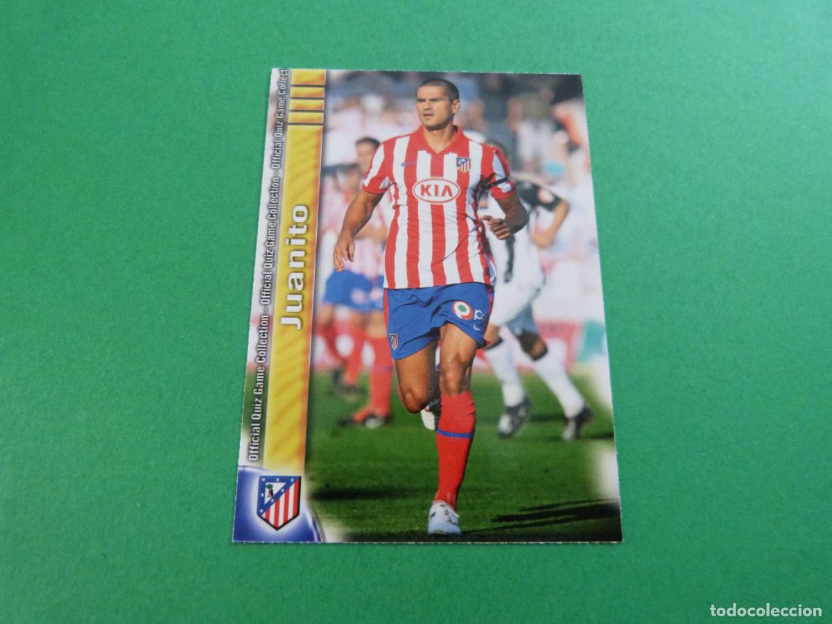 Figurine di Calcio: TRADING CARD FUTBOL JUANITO ATLETICO MADRID N&ordm; 89 FICHAS LIGA MUNDICROMO 2009-2010