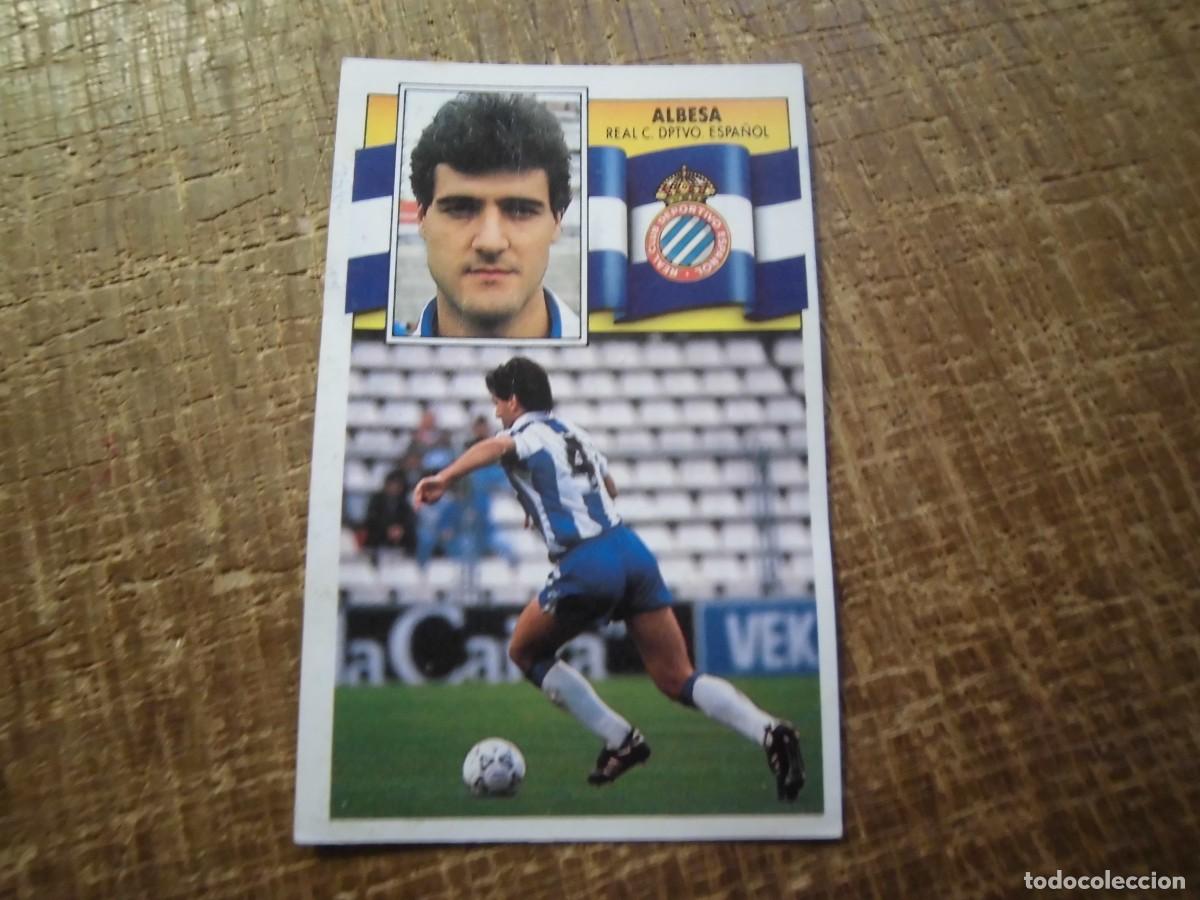 Figurine di Calcio: ALBESA ESPA&Ntilde;OL LIGA 90-91 EDICIONES ESTE CROMO RECUPERADO