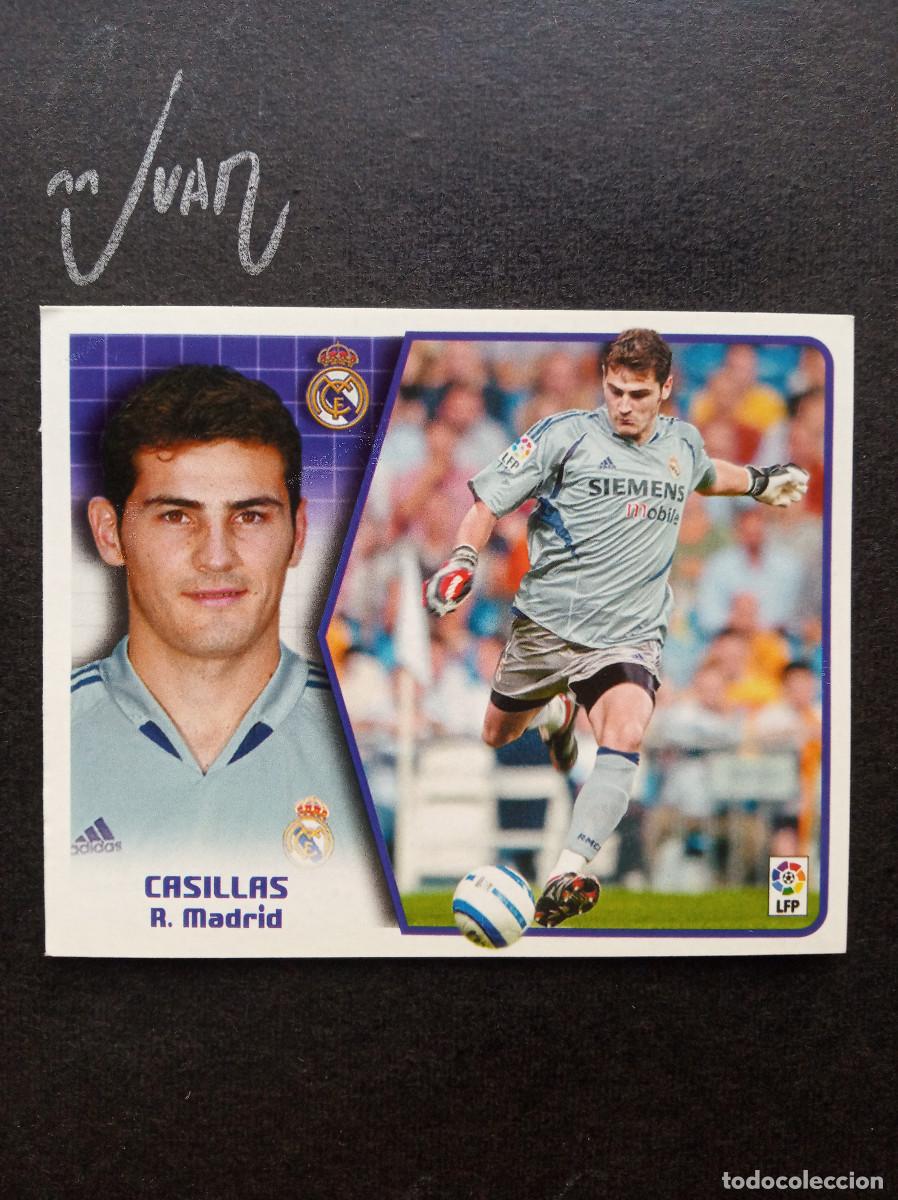 Cromos de f&uacute;tbol: IKER CASILLAS REAL MADRID ESPA&Ntilde;A ⚽ COLECCIONES ESTE &reg; 2005 2006 LIGA 05 06 SIN PEGAR NUNCA PEGADO